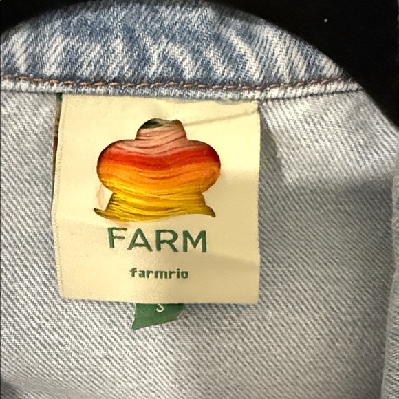 FARM Rio Light Blue Denim Jacket - Picture 2 of 4